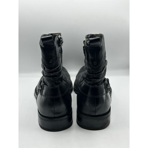 MARK NASON Lounge U Rock Ankle Boots Leather Moto Sz 14 $550 main image 5